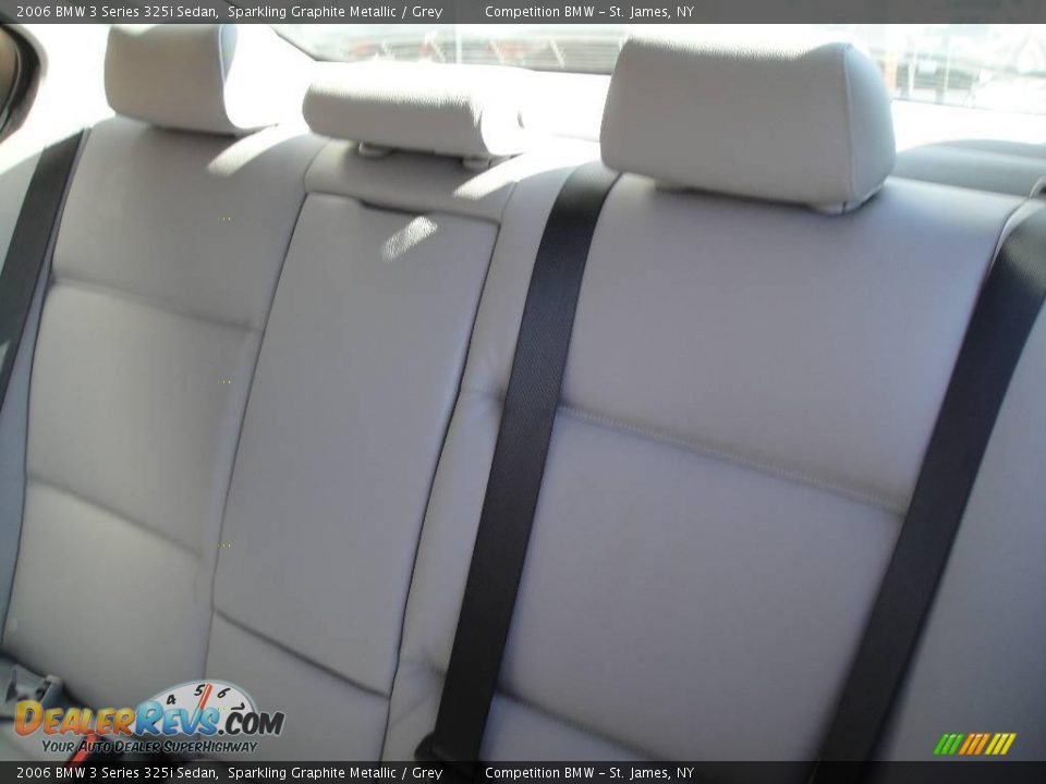 2006 BMW 3 Series 325i Sedan Sparkling Graphite Metallic / Grey Photo #12