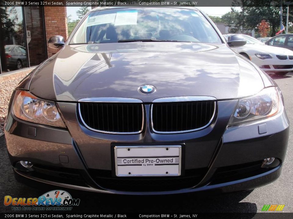 2006 BMW 3 Series 325xi Sedan Sparkling Graphite Metallic / Black Photo #2