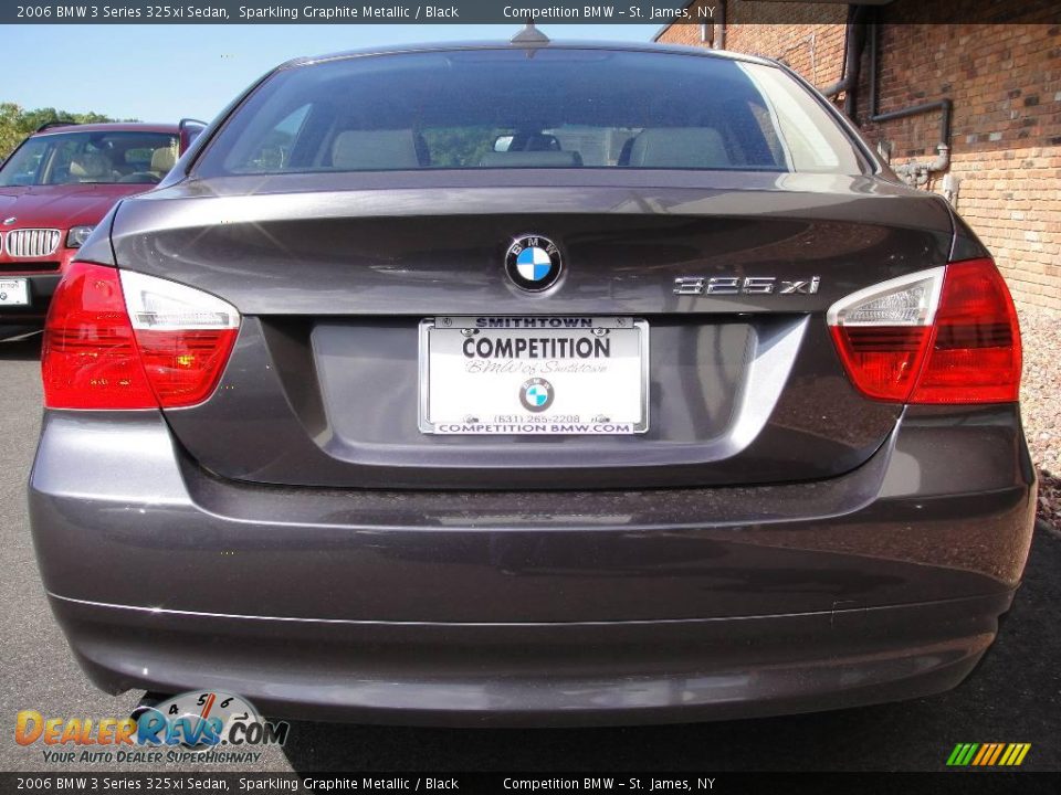 2006 BMW 3 Series 325xi Sedan Sparkling Graphite Metallic / Black Photo #5