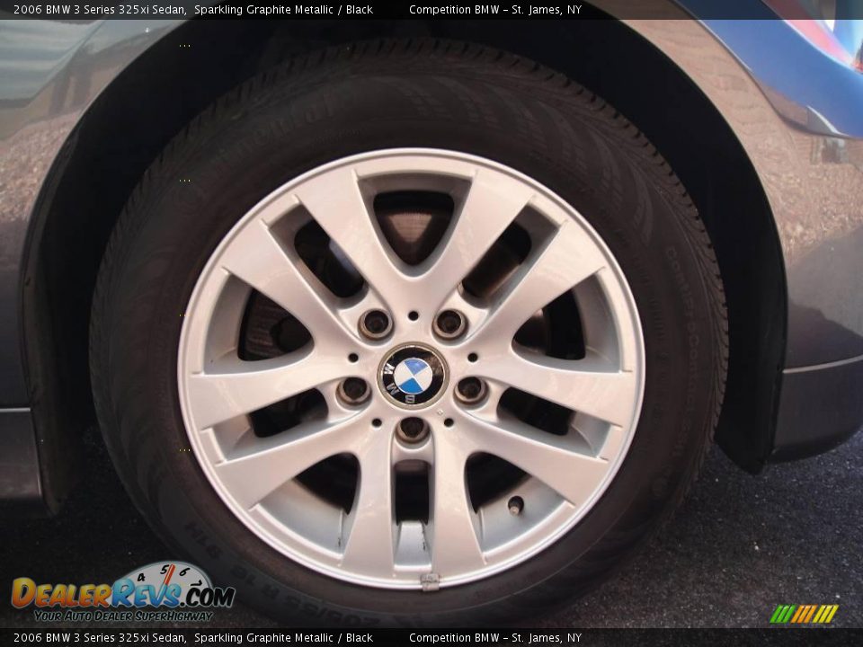 2006 BMW 3 Series 325xi Sedan Sparkling Graphite Metallic / Black Photo #7
