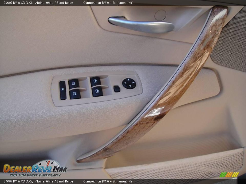 2006 BMW X3 3.0i Alpine White / Sand Beige Photo #8