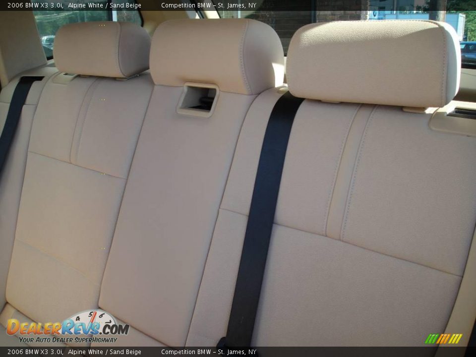 2006 BMW X3 3.0i Alpine White / Sand Beige Photo #12