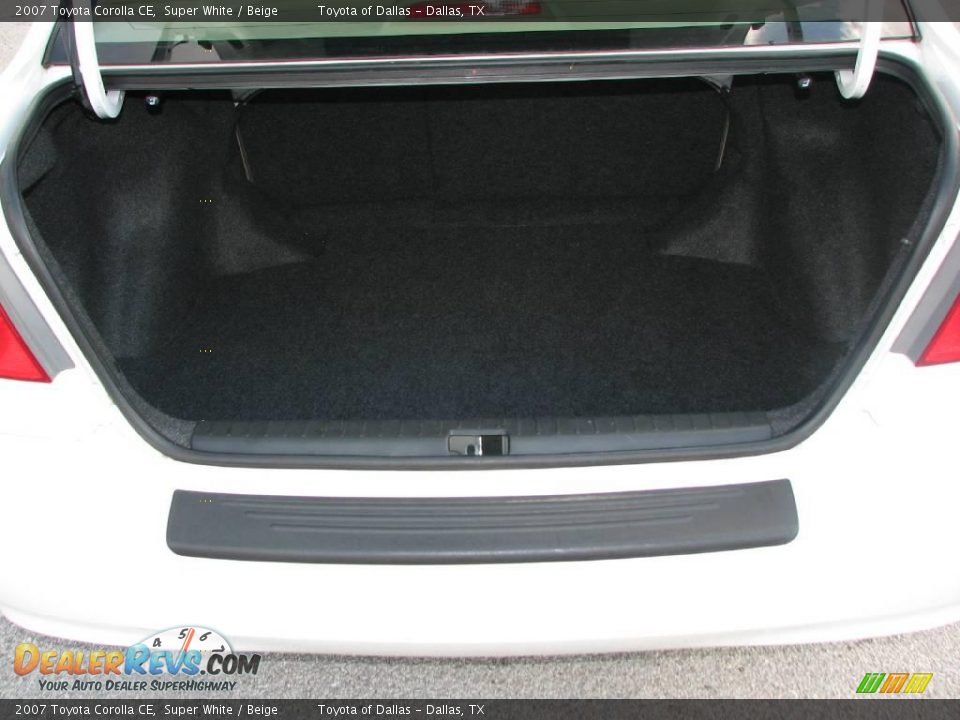 2007 Toyota Corolla CE Super White / Beige Photo #7