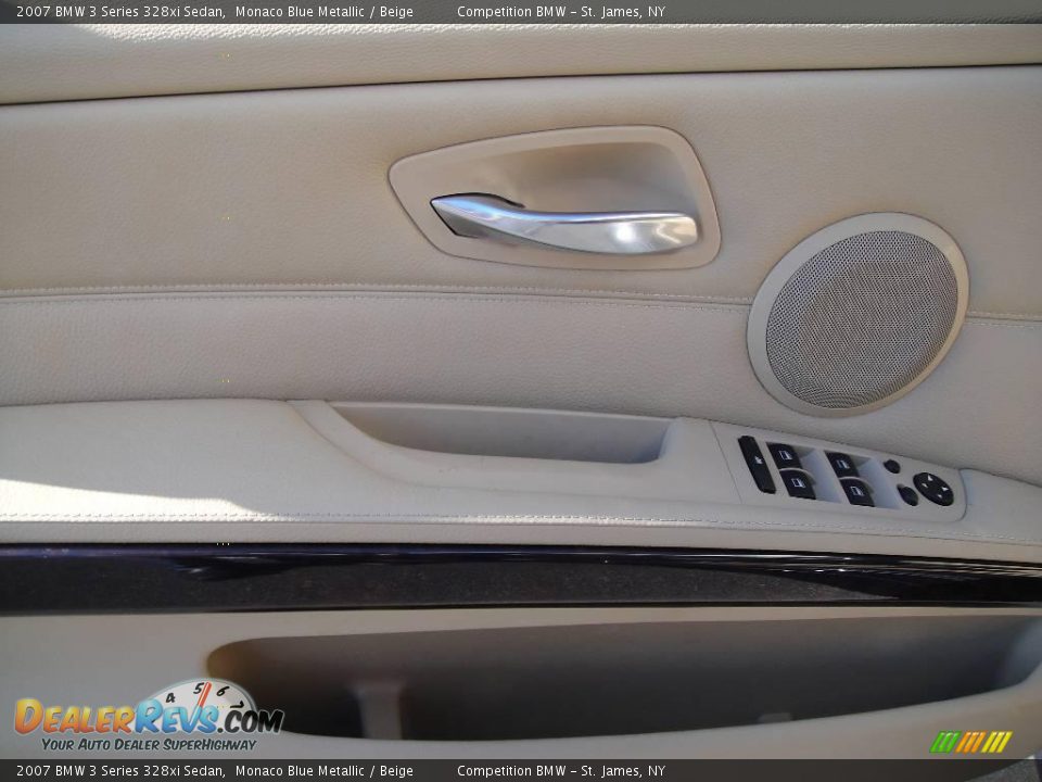 2007 BMW 3 Series 328xi Sedan Monaco Blue Metallic / Beige Photo #8