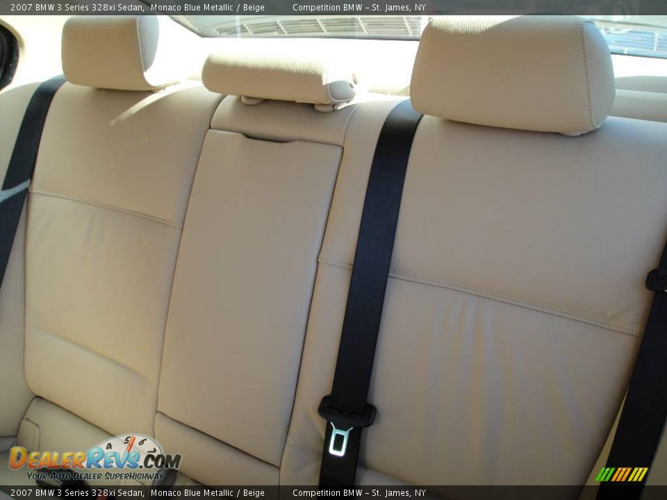 2007 BMW 3 Series 328xi Sedan Monaco Blue Metallic / Beige Photo #12