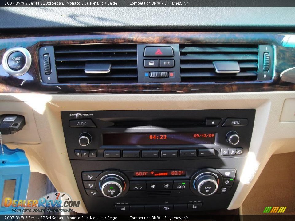 2007 BMW 3 Series 328xi Sedan Monaco Blue Metallic / Beige Photo #13