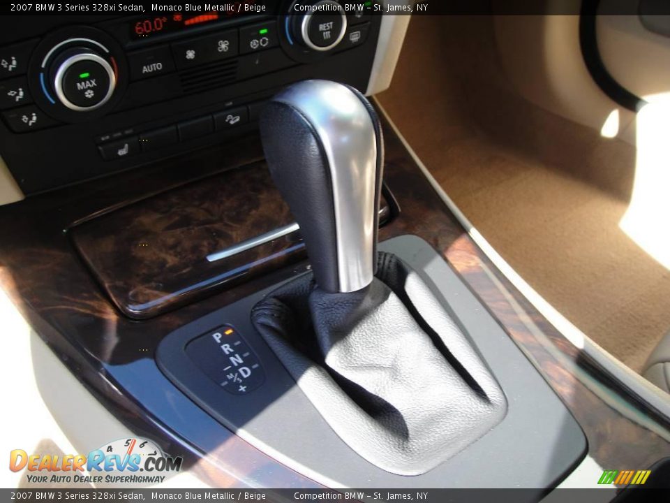 2007 BMW 3 Series 328xi Sedan Monaco Blue Metallic / Beige Photo #14