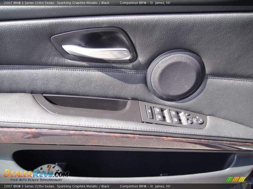 2007 BMW 3 Series 328xi Sedan Sparkling Graphite Metallic / Black Photo #8