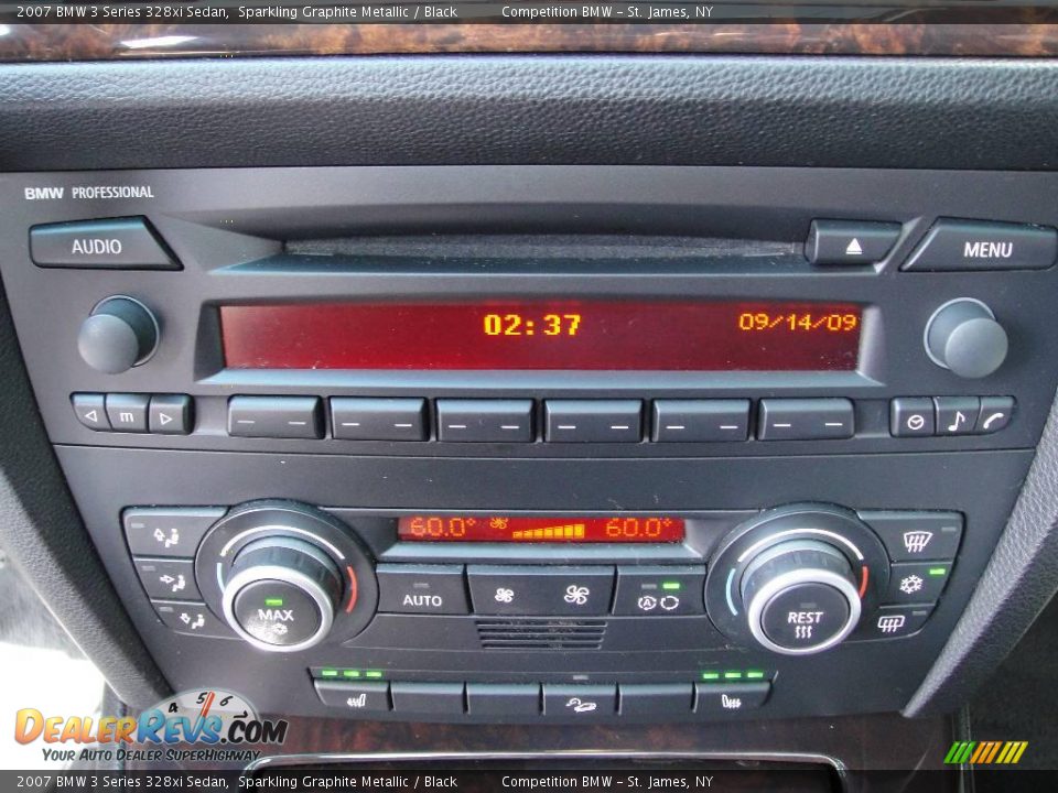 2007 BMW 3 Series 328xi Sedan Sparkling Graphite Metallic / Black Photo #13