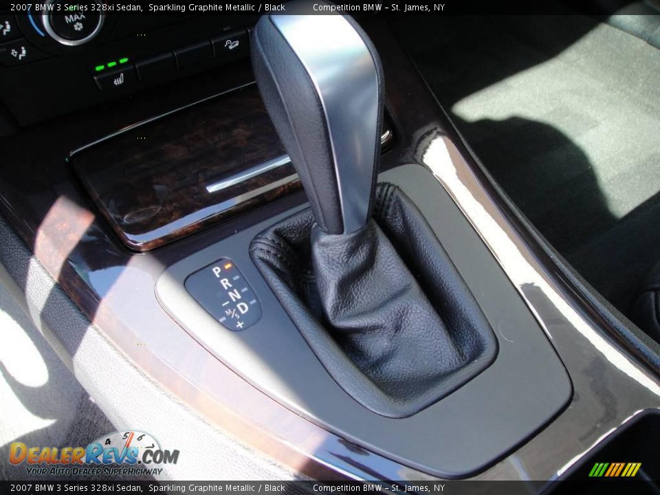 2007 BMW 3 Series 328xi Sedan Sparkling Graphite Metallic / Black Photo #14