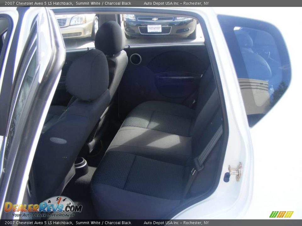 2007 Chevrolet Aveo 5 LS Hatchback Summit White / Charcoal Black Photo #14