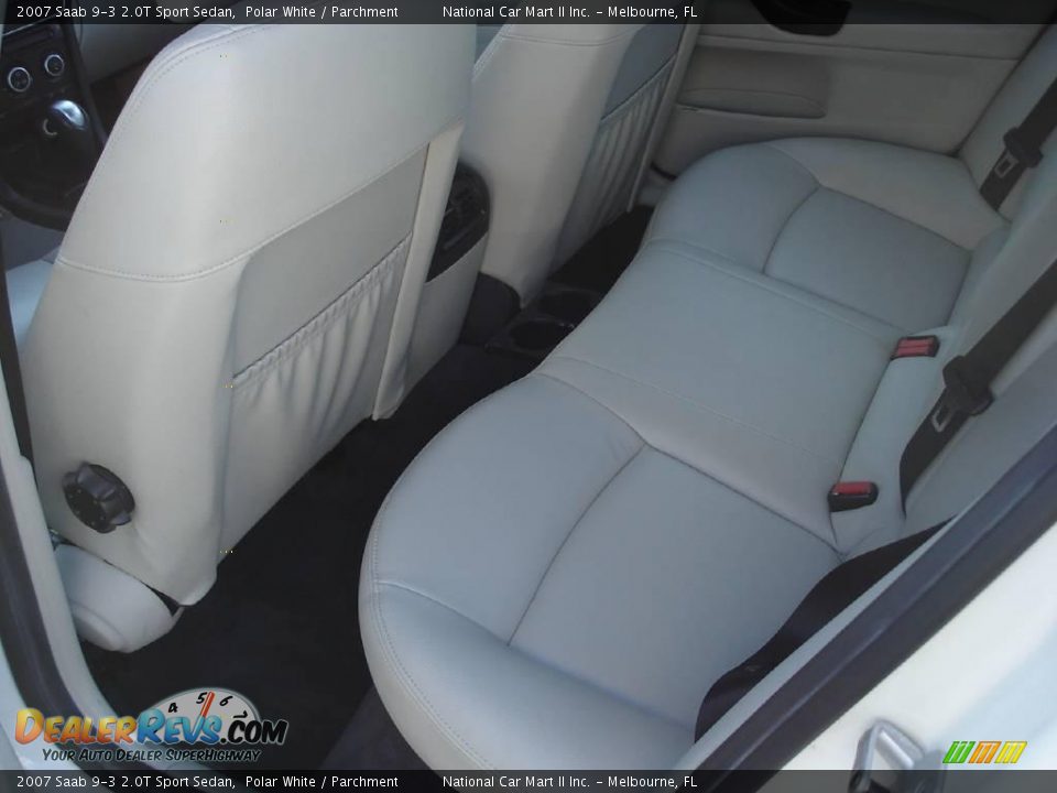 2007 Saab 9-3 2.0T Sport Sedan Polar White / Parchment Photo #7