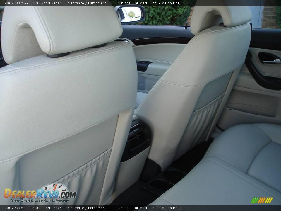 2007 Saab 9-3 2.0T Sport Sedan Polar White / Parchment Photo #8
