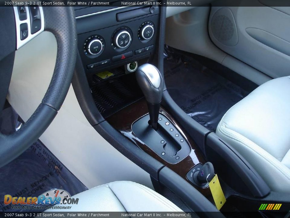 2007 Saab 9-3 2.0T Sport Sedan Polar White / Parchment Photo #12