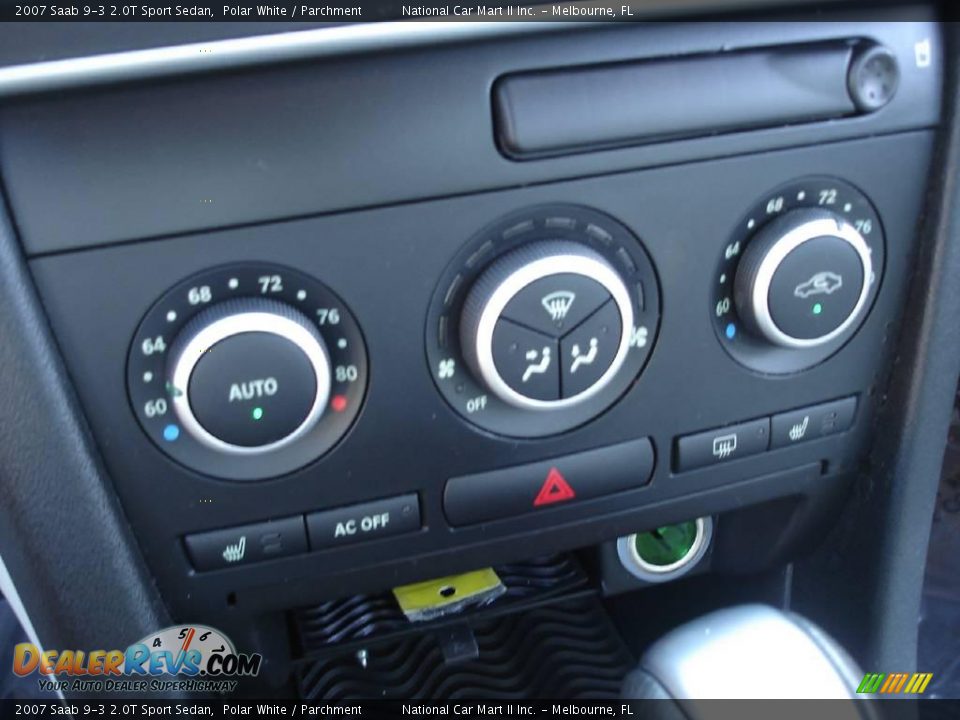 2007 Saab 9-3 2.0T Sport Sedan Polar White / Parchment Photo #15