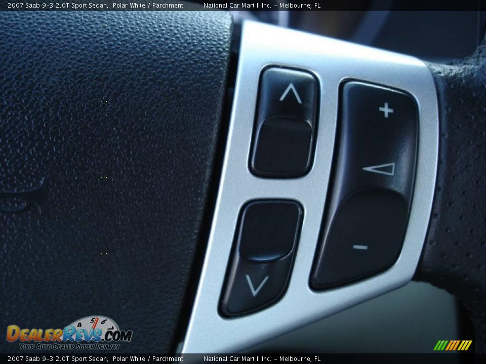 2007 Saab 9-3 2.0T Sport Sedan Polar White / Parchment Photo #19