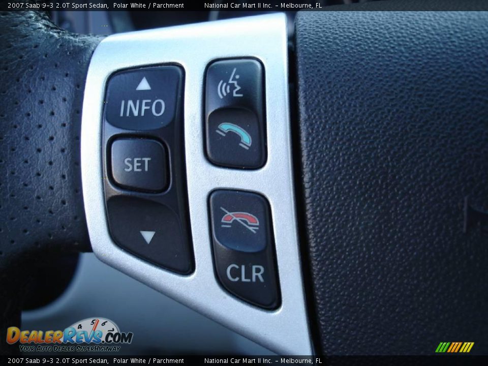 2007 Saab 9-3 2.0T Sport Sedan Polar White / Parchment Photo #20