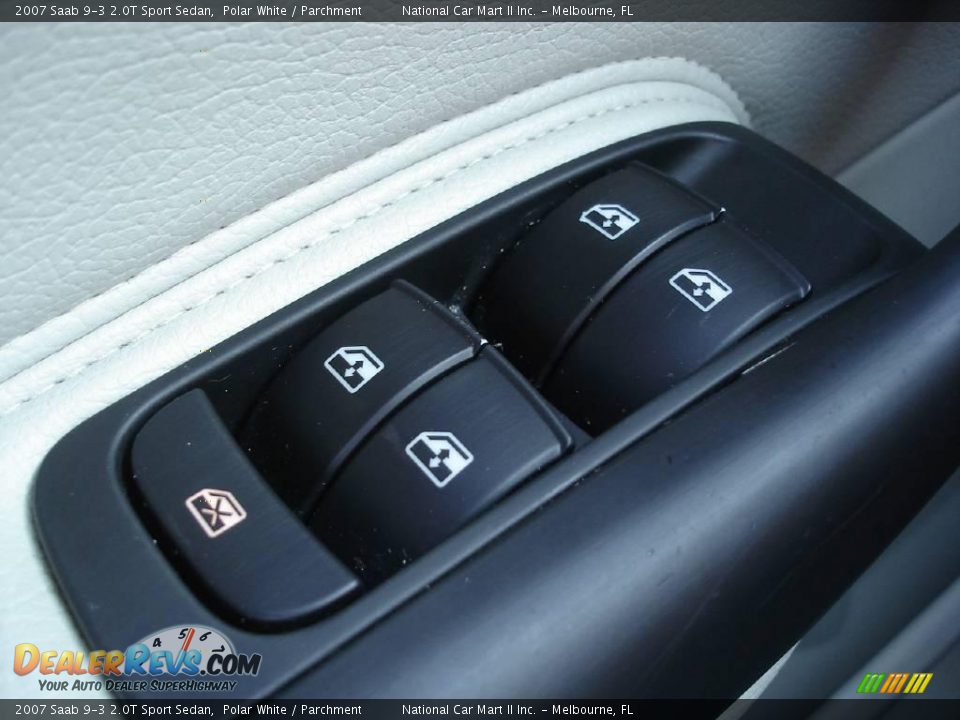 2007 Saab 9-3 2.0T Sport Sedan Polar White / Parchment Photo #23