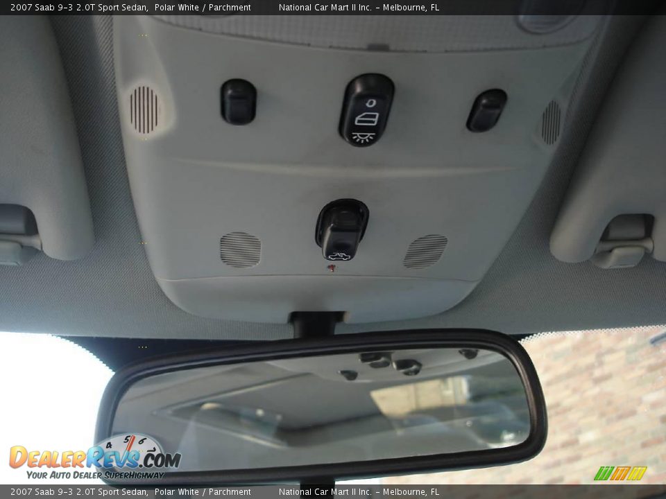 2007 Saab 9-3 2.0T Sport Sedan Polar White / Parchment Photo #25