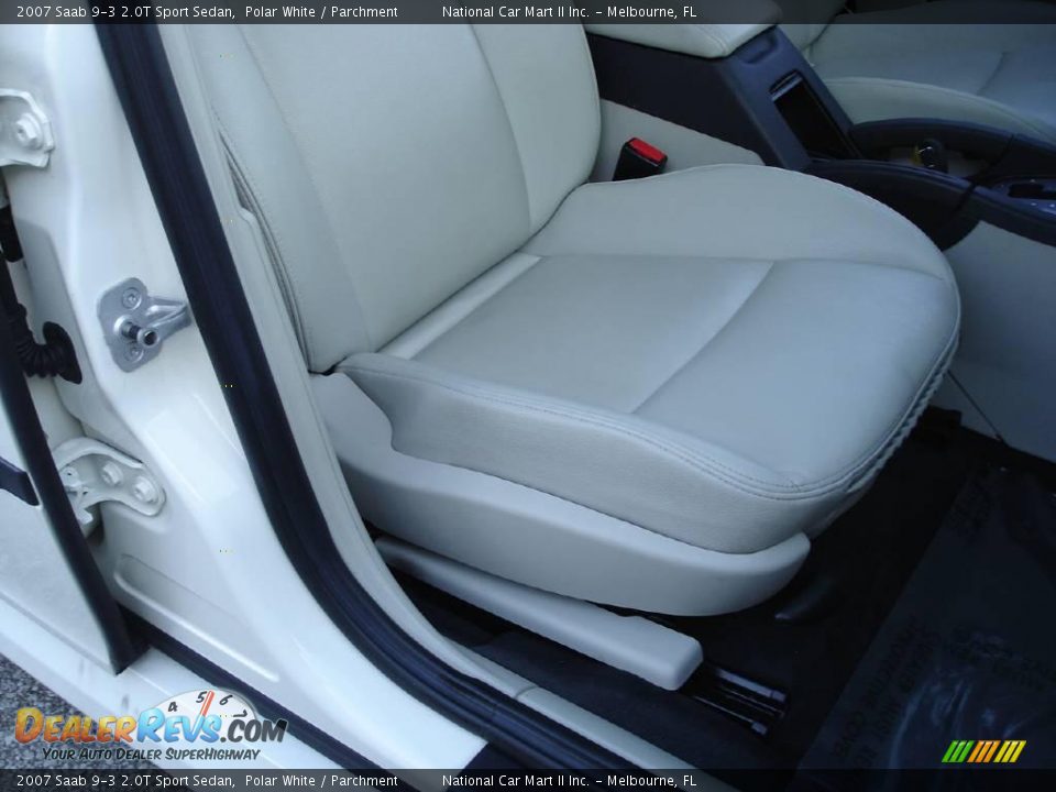 2007 Saab 9-3 2.0T Sport Sedan Polar White / Parchment Photo #26