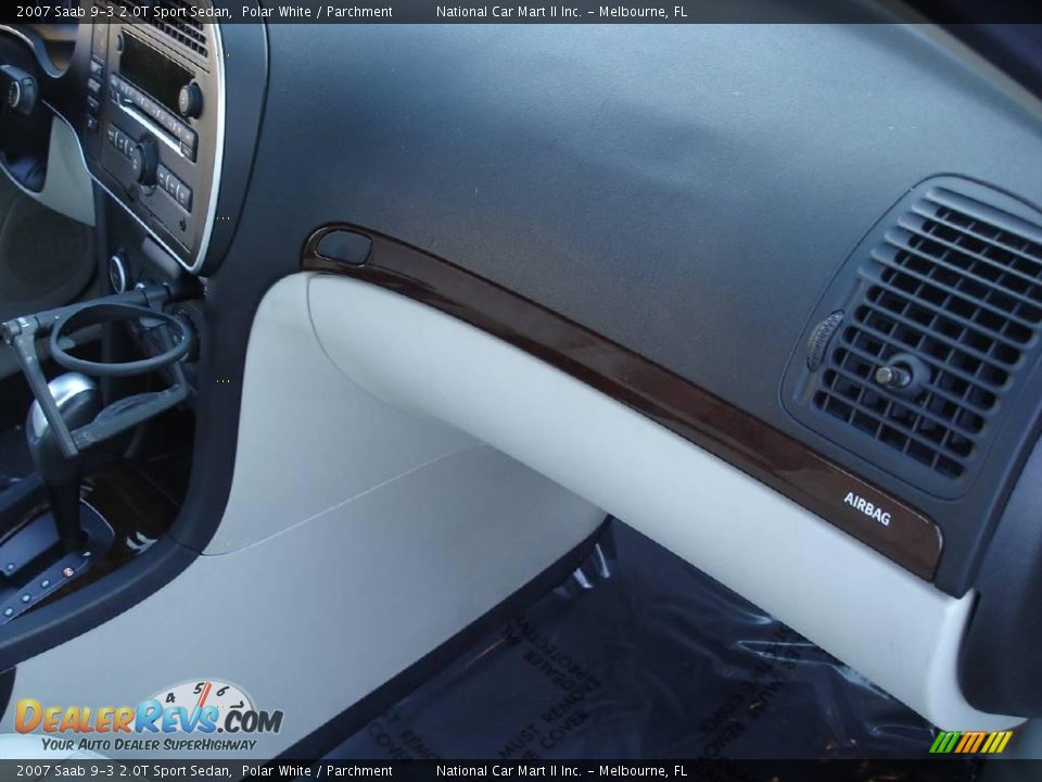 2007 Saab 9-3 2.0T Sport Sedan Polar White / Parchment Photo #28