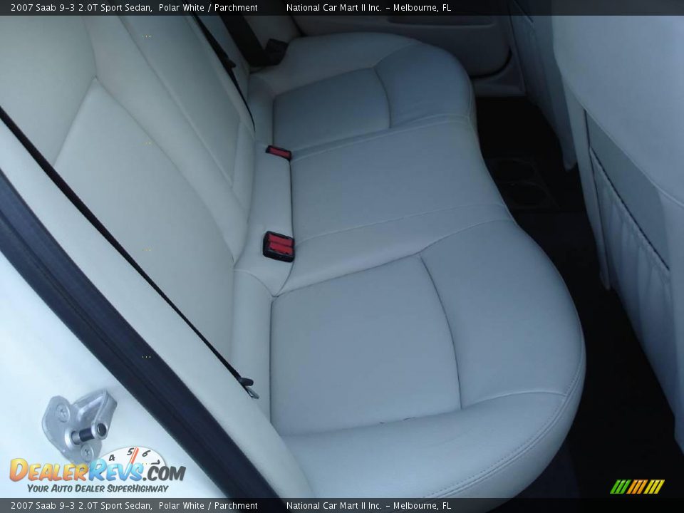 2007 Saab 9-3 2.0T Sport Sedan Polar White / Parchment Photo #31