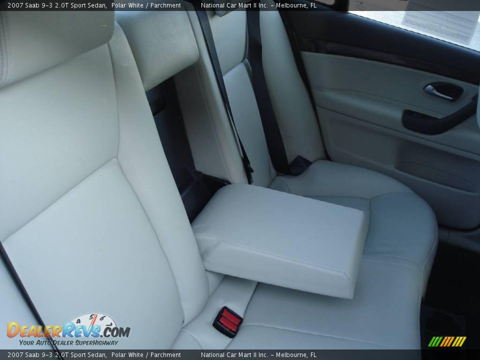 2007 Saab 9-3 2.0T Sport Sedan Polar White / Parchment Photo #32