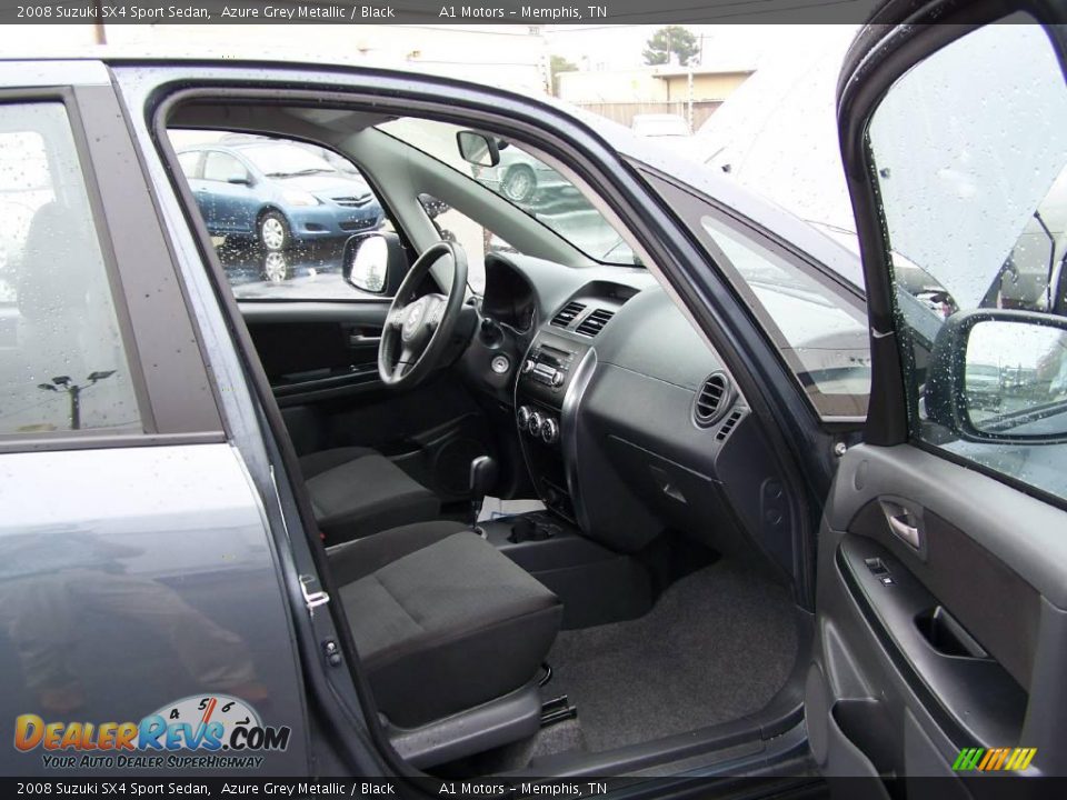 2008 Suzuki SX4 Sport Sedan Azure Grey Metallic / Black Photo #7