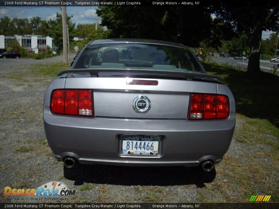 2006 Ford Mustang GT Premium Coupe Tungsten Grey Metallic / Light Graphite Photo #6