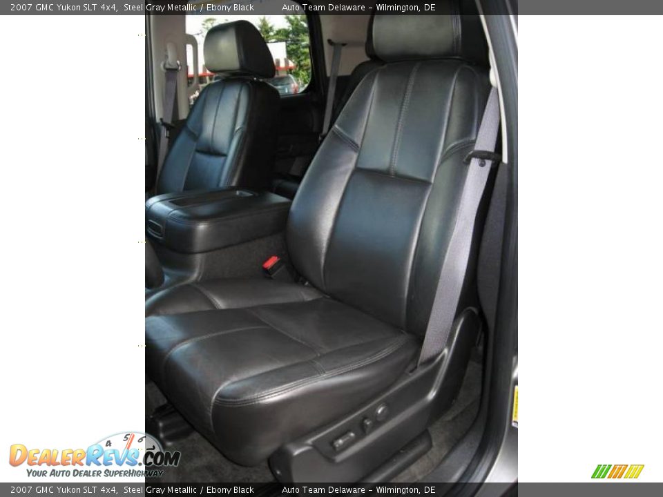 2007 GMC Yukon SLT 4x4 Steel Gray Metallic / Ebony Black Photo #13