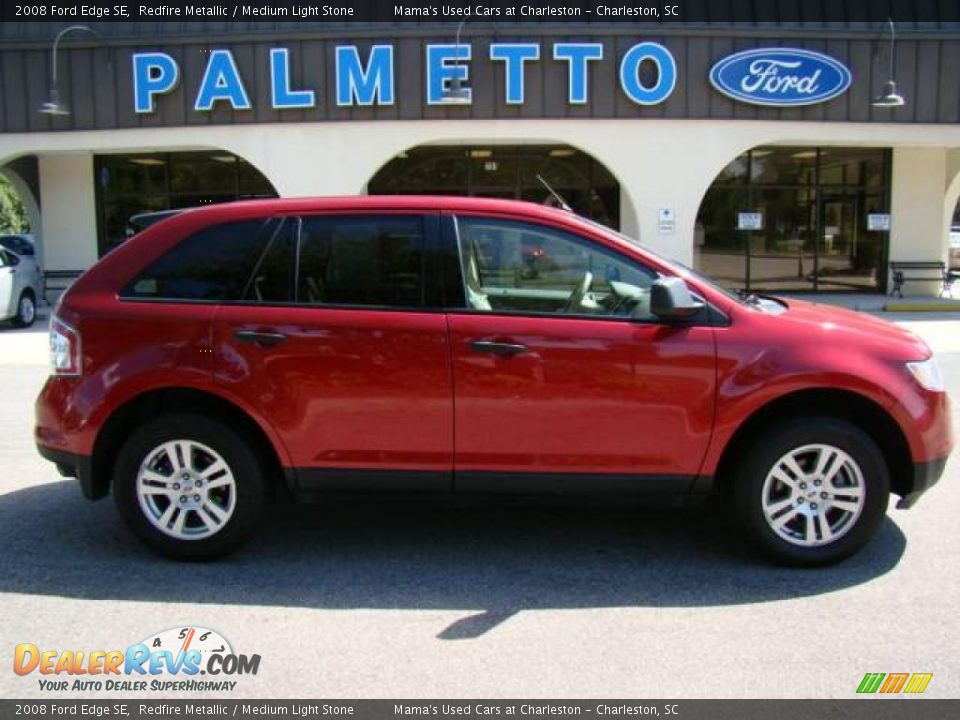 2008 Ford Edge SE Redfire Metallic / Medium Light Stone Photo #1