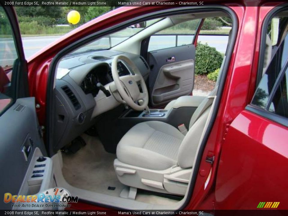 2008 Ford Edge SE Redfire Metallic / Medium Light Stone Photo #9
