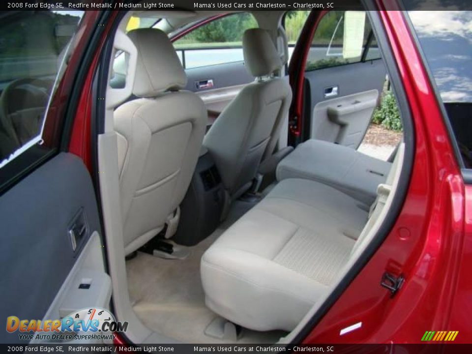 2008 Ford Edge SE Redfire Metallic / Medium Light Stone Photo #10