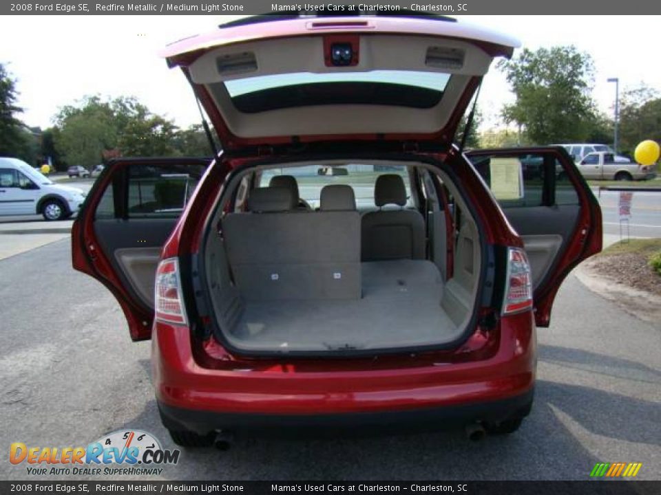 2008 Ford Edge SE Redfire Metallic / Medium Light Stone Photo #11