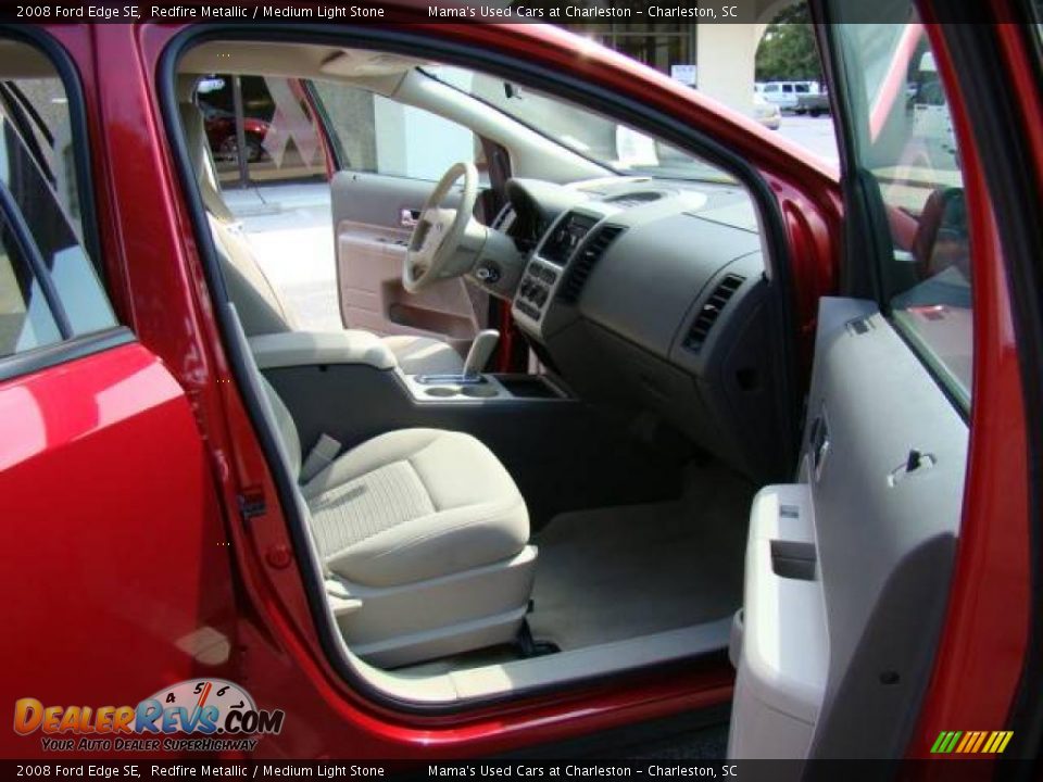 2008 Ford Edge SE Redfire Metallic / Medium Light Stone Photo #12