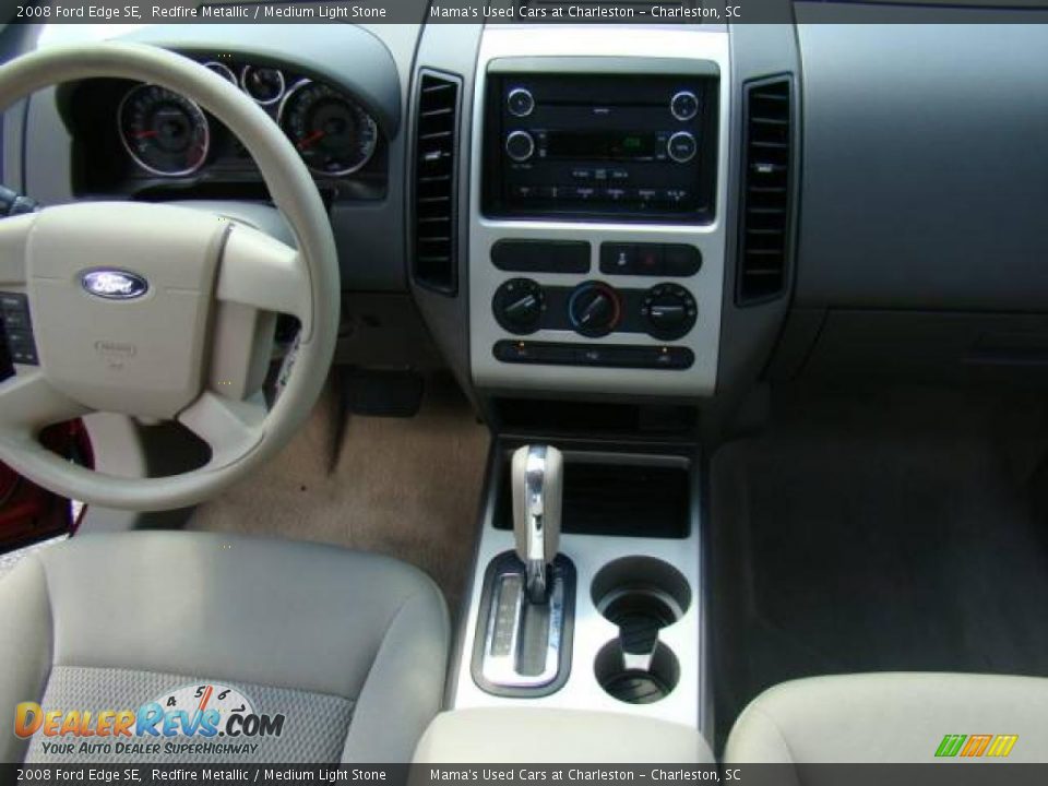 2008 Ford Edge SE Redfire Metallic / Medium Light Stone Photo #14