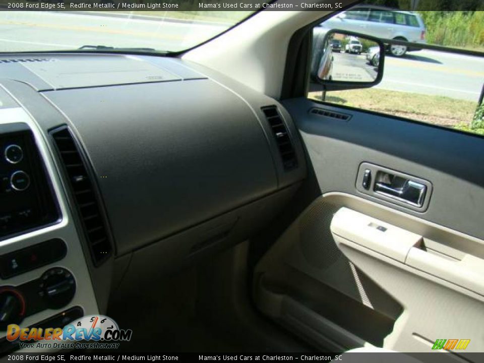 2008 Ford Edge SE Redfire Metallic / Medium Light Stone Photo #15