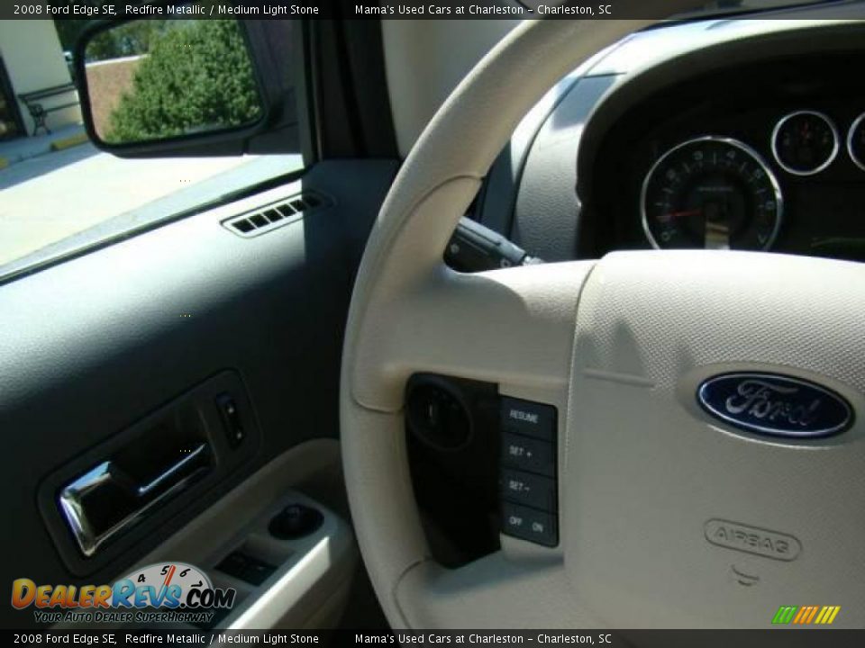 2008 Ford Edge SE Redfire Metallic / Medium Light Stone Photo #17