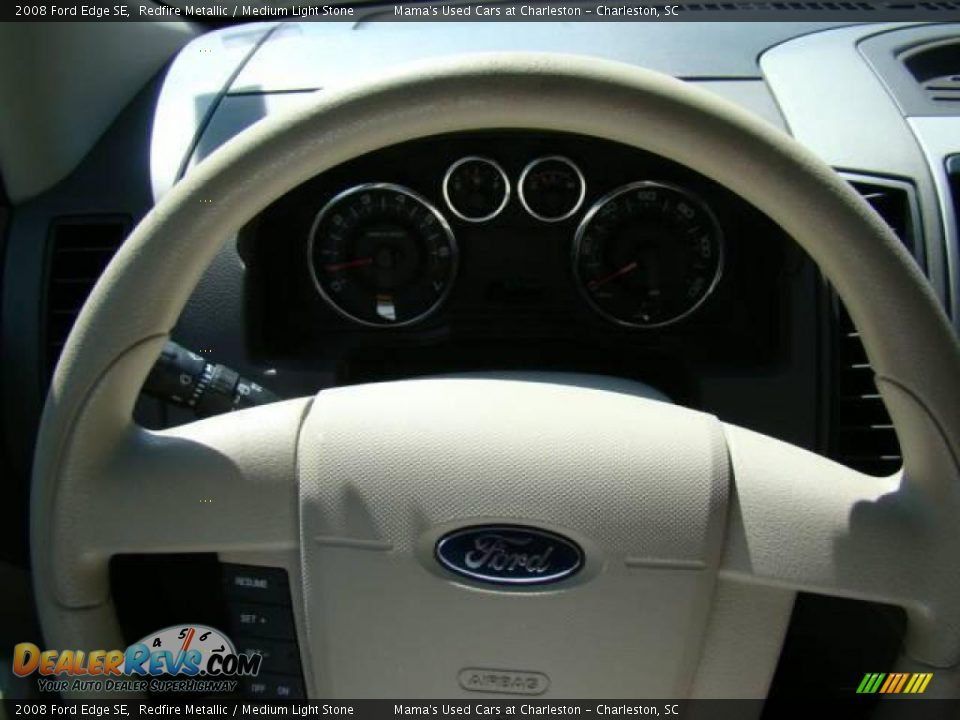 2008 Ford Edge SE Redfire Metallic / Medium Light Stone Photo #18