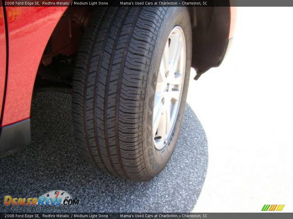 2008 Ford Edge SE Redfire Metallic / Medium Light Stone Photo #21