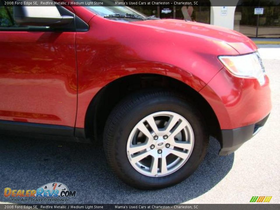 2008 Ford Edge SE Redfire Metallic / Medium Light Stone Photo #22