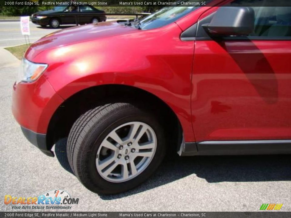 2008 Ford Edge SE Redfire Metallic / Medium Light Stone Photo #23
