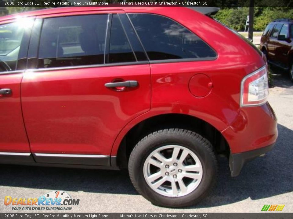 2008 Ford Edge SE Redfire Metallic / Medium Light Stone Photo #24