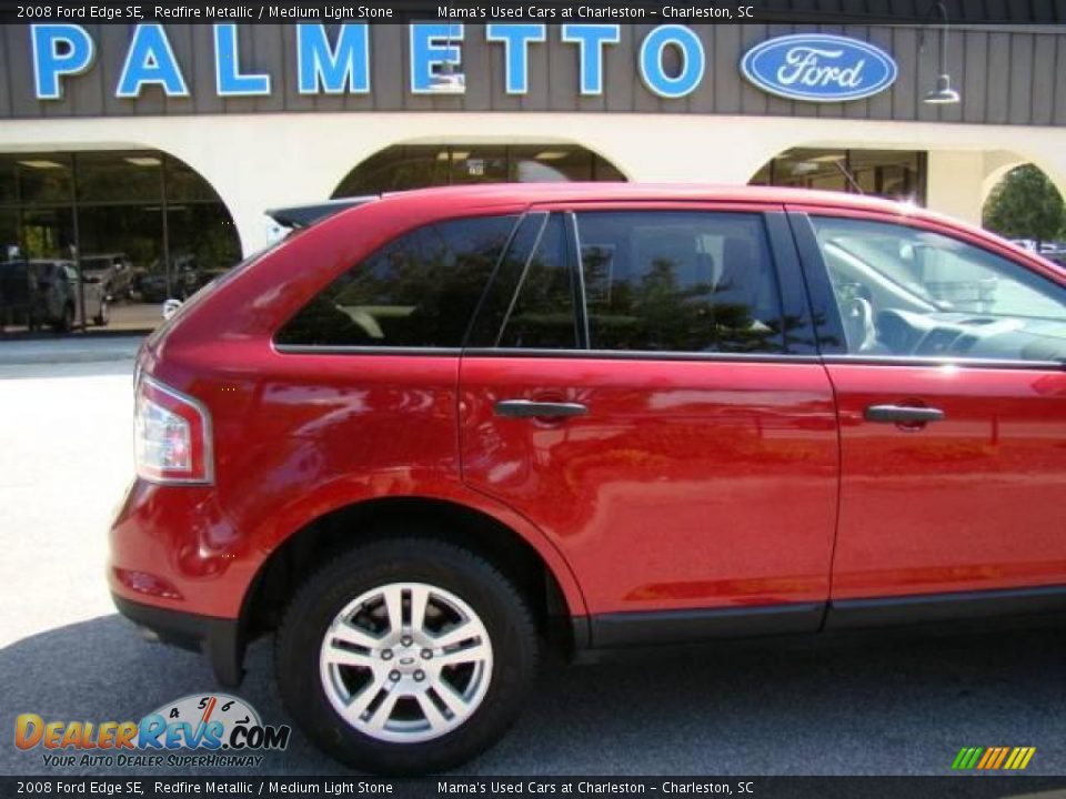 2008 Ford Edge SE Redfire Metallic / Medium Light Stone Photo #25