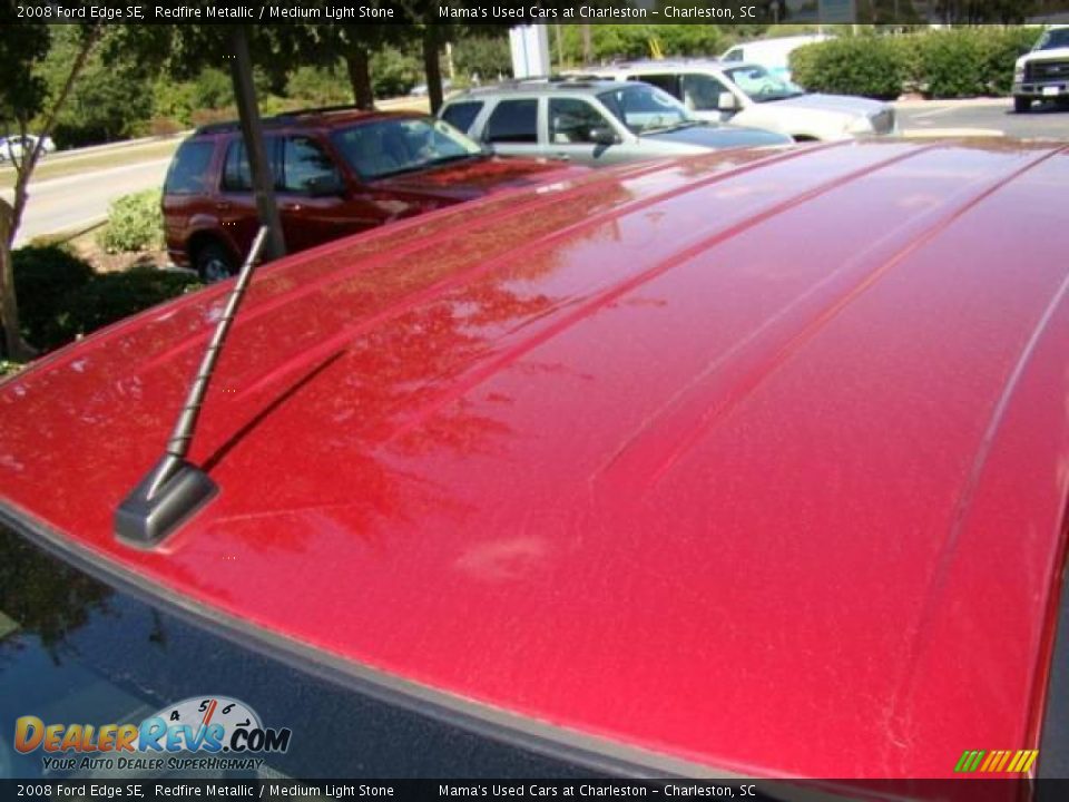 2008 Ford Edge SE Redfire Metallic / Medium Light Stone Photo #27