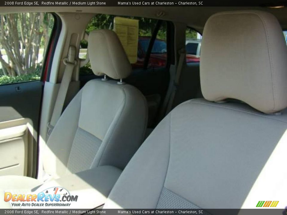 2008 Ford Edge SE Redfire Metallic / Medium Light Stone Photo #28