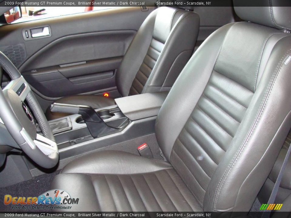 2009 Ford Mustang GT Premium Coupe Brilliant Silver Metallic / Dark Charcoal Photo #11