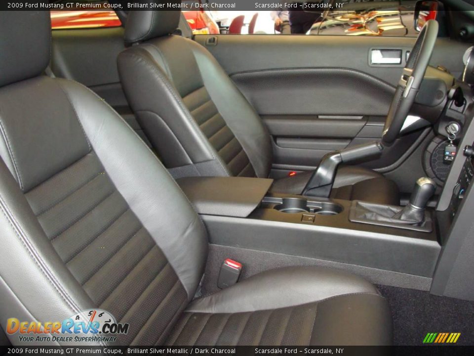 2009 Ford Mustang GT Premium Coupe Brilliant Silver Metallic / Dark Charcoal Photo #15