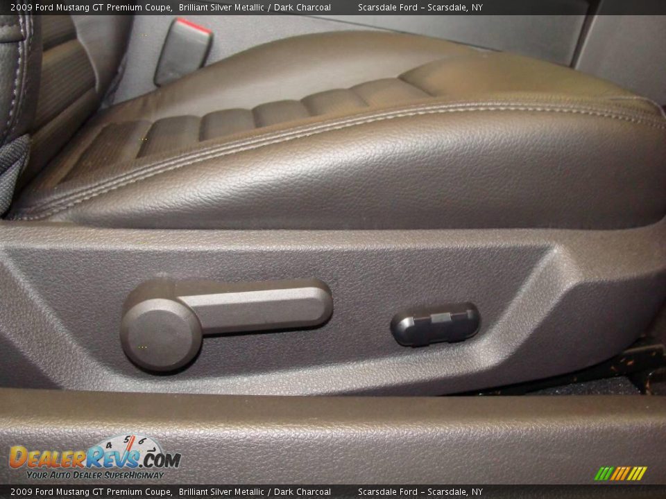2009 Ford Mustang GT Premium Coupe Brilliant Silver Metallic / Dark Charcoal Photo #16