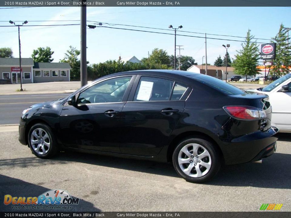 2010 Mazda MAZDA3 i Sport 4 Door Black Mica / Black Photo #2